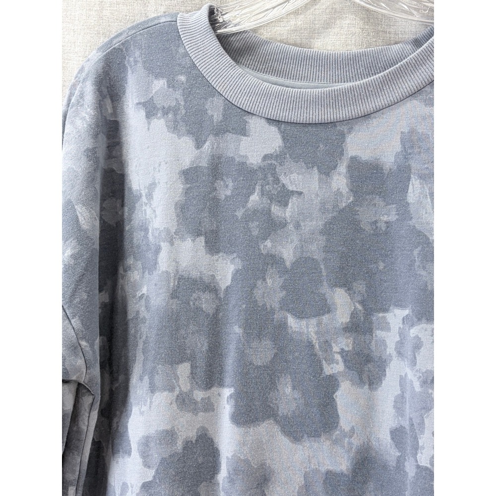 Mondetta Gray Camo Crewneck Sweatshirt Oversized Fit L - Picture 2 of 6